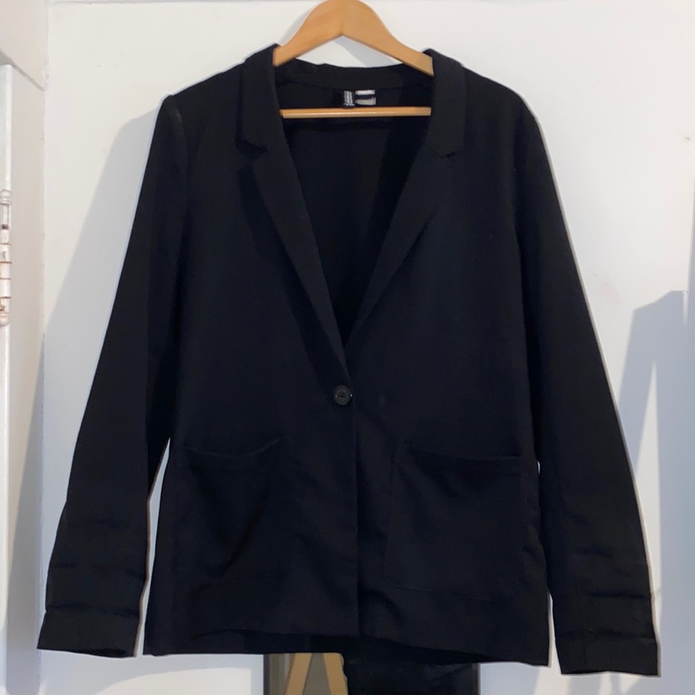 H&M Black Blazer, Size 10